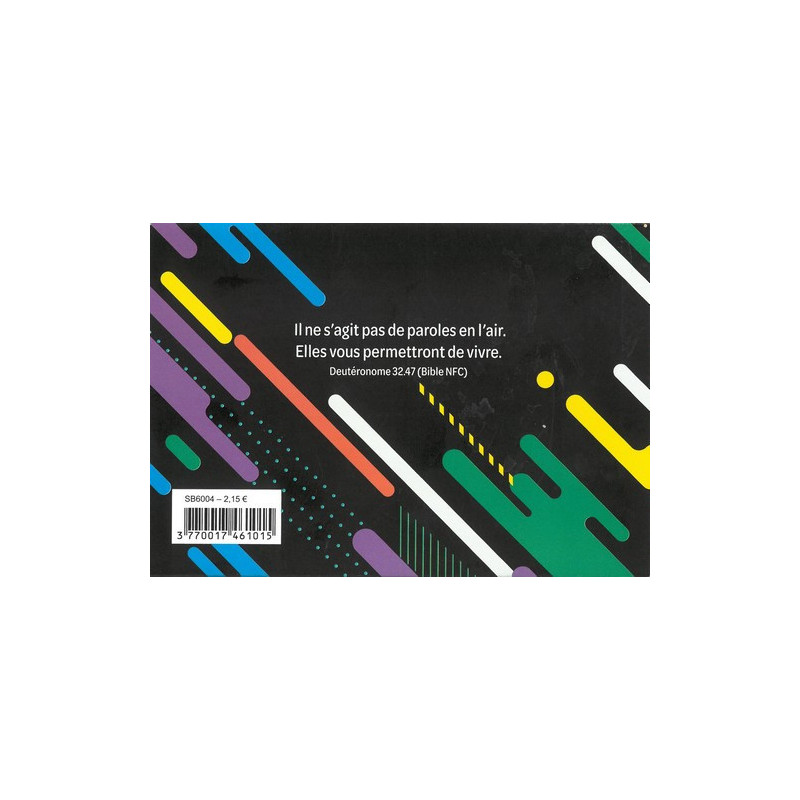 Bible à gratter - éditions Bibli'o - verso