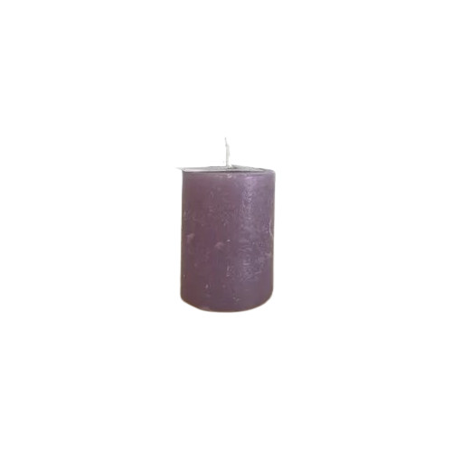 Bougie cylindrique - H5cm - parme