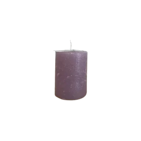 Bougie cylindrique - H5cm - parme
