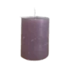 Bougie cylindrique - H5cm - parme
