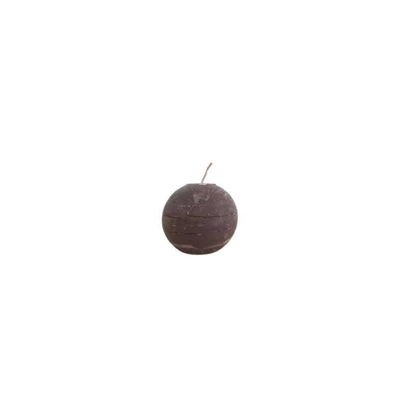 Bougie ronde - 6cm - chocolat
