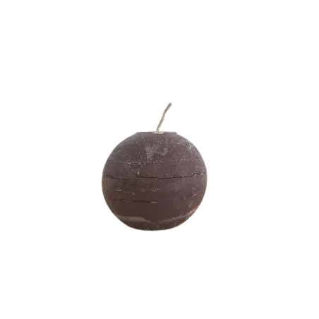 Bougie ronde - 6cm - chocolat