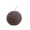 Bougie ronde - 6cm - chocolat