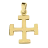 Pendentif Croix Scout Plaqué Or
