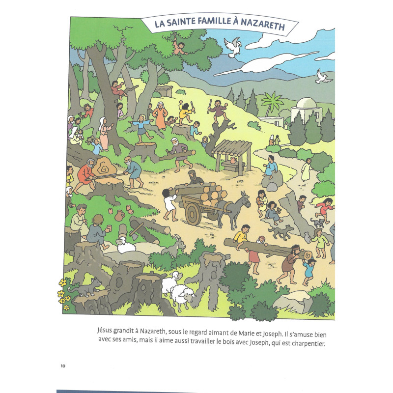 Cherche et trouve la vie de Jésus - Editions Mame - page