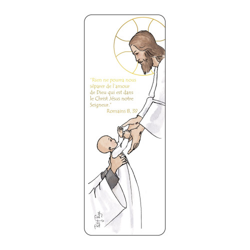 Lot de 12 Signets de baptême - Petit Page