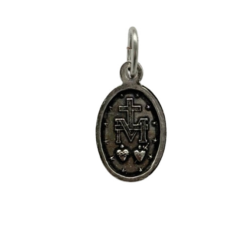 Petite Médaille Miraculeuse argentée - Verso