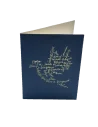 Carte Double Au fil des mots - colombe