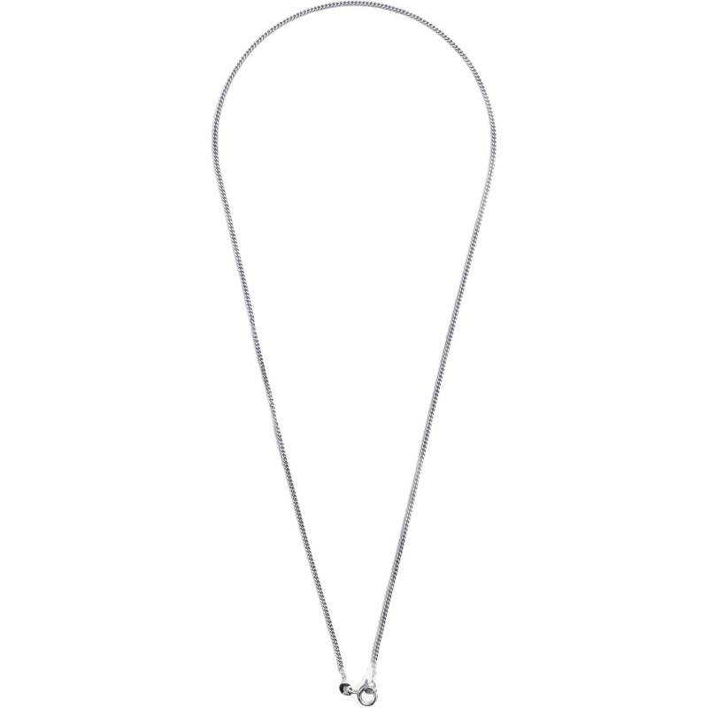 Chaine de cou argent maille 'gourmette' 50cm