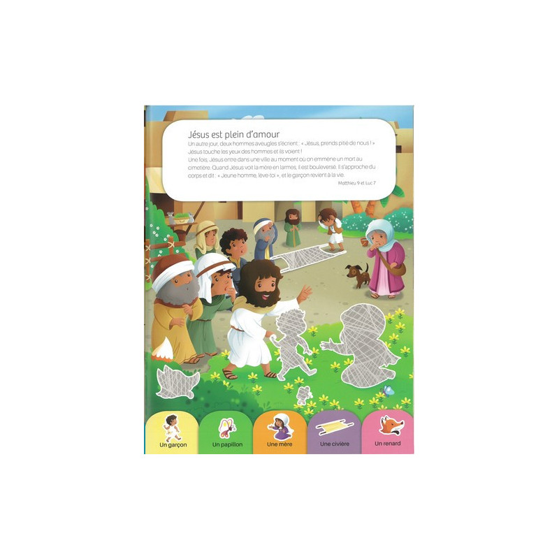 La Vie de Jésus, Autocollants Scintillants | Le Comptoir Religieux