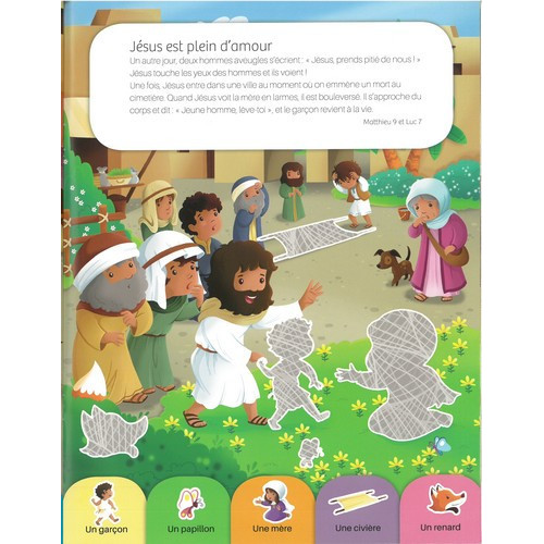 La Vie de Jésus, Autocollants Scintillants | Le Comptoir Religieux