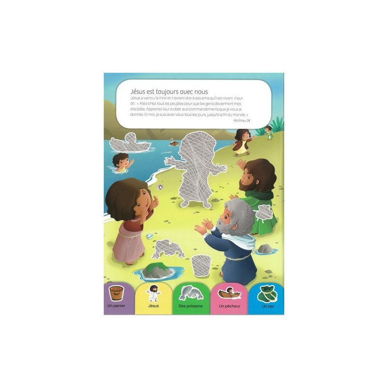 La Vie de Jésus, Autocollants Scintillants | Le Comptoir Religieux