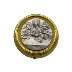 Boite à hosties dorée Cène