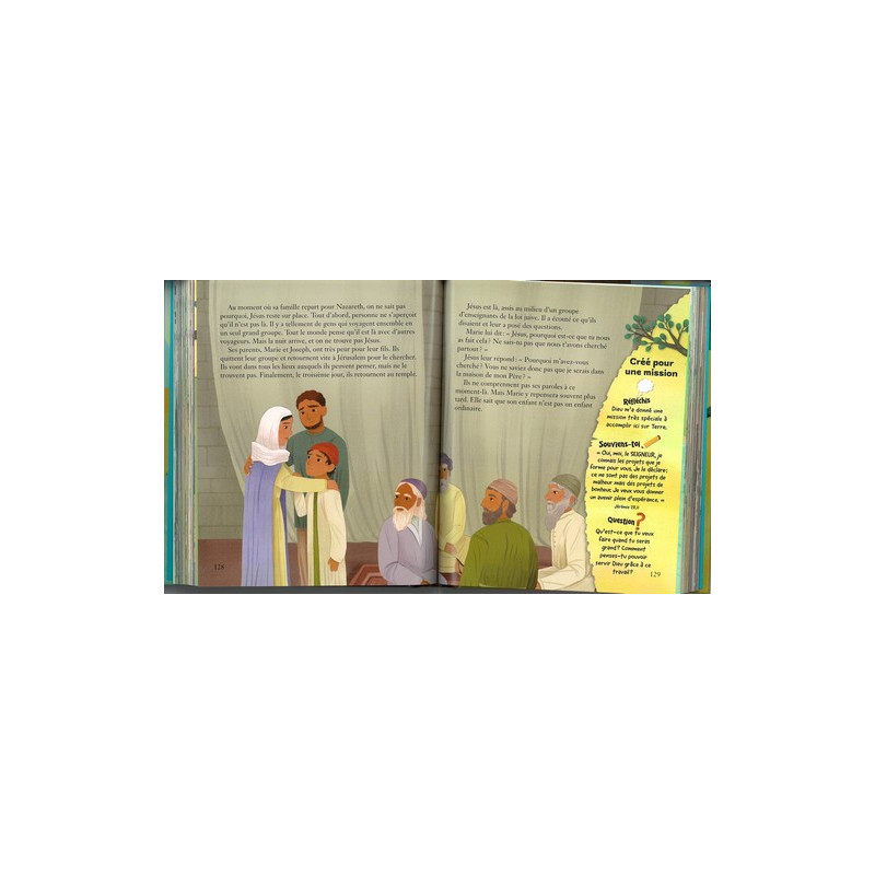 Les grands projets de Dieu pour moi - la bible racontée - page intérieure