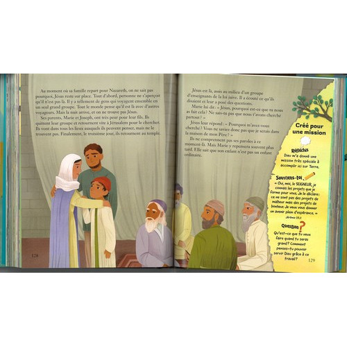 Les grands projets de Dieu pour moi - la bible racontée - page intérieure