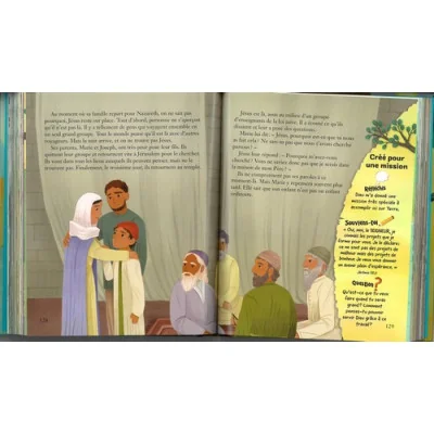 Les grands projets de Dieu pour moi - la bible racontée - page intérieure