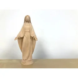 Statue bois Vierge Miraculeuse