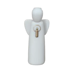 Ange de la lumière doré EMANY - 14cm