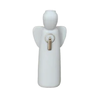 Ange de la lumière doré EMANY - 14cm