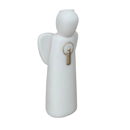 Ange de la lumière doré EMANY - 14cm