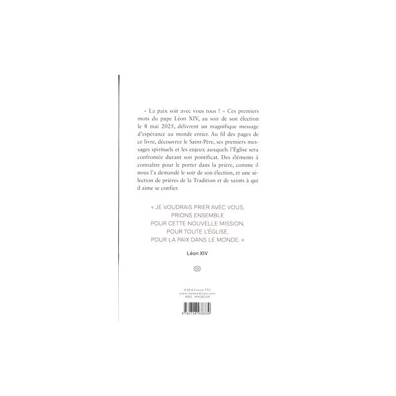 Léon XIV - La paix soit avec vous tous ! verso