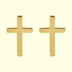 Boucles d'Oreilles en Croix