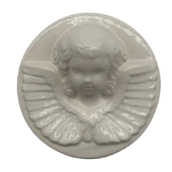 Petit cadre en céramique Ange Blanc