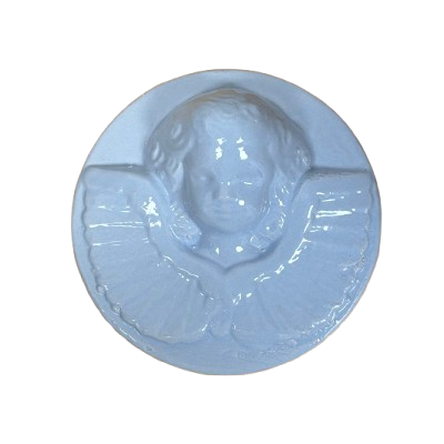 Petit cadre en céramique Ange Bleu