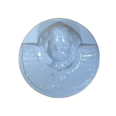Petit cadre en céramique Ange Bleu