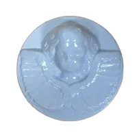 Petit cadre en céramique Ange Bleu