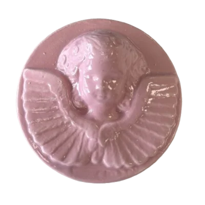 Petit cadre en céramique Ange Rose