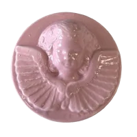Petit cadre en céramique Ange Rose