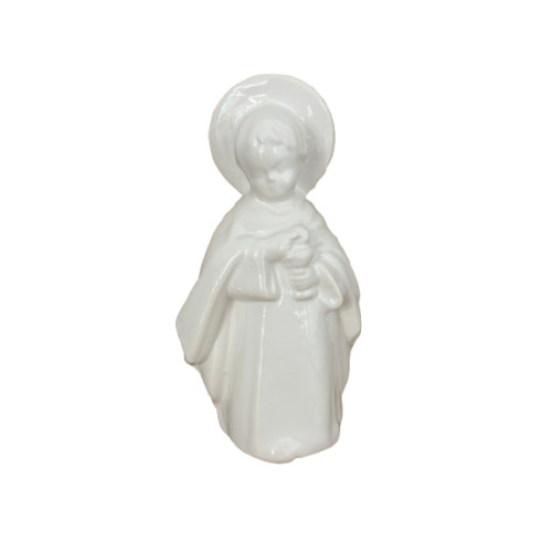 Communiant en faïence 14 cm – Blanc