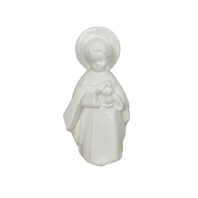 Communiant en faïence 14 cm – Blanc