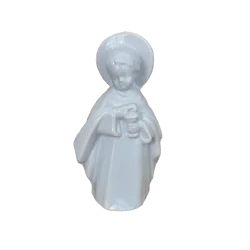 Communiant en faïence 14 cm – Bleu