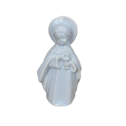Communiant en faïence 14 cm – Bleu