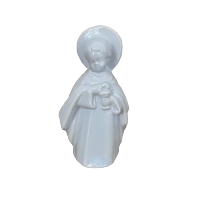 Communiant en faïence 14 cm – Bleu