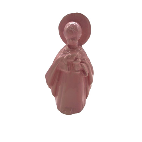 Communiant en faïence 14 cm – Rose
