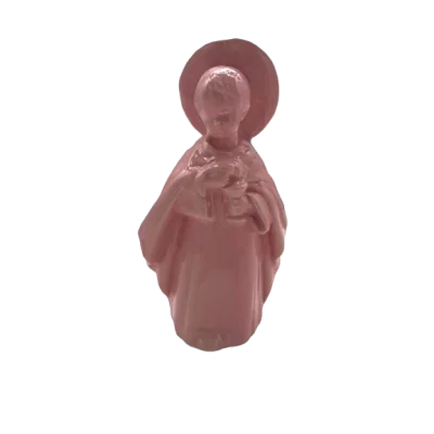 Communiant en faïence 14 cm – Rose
