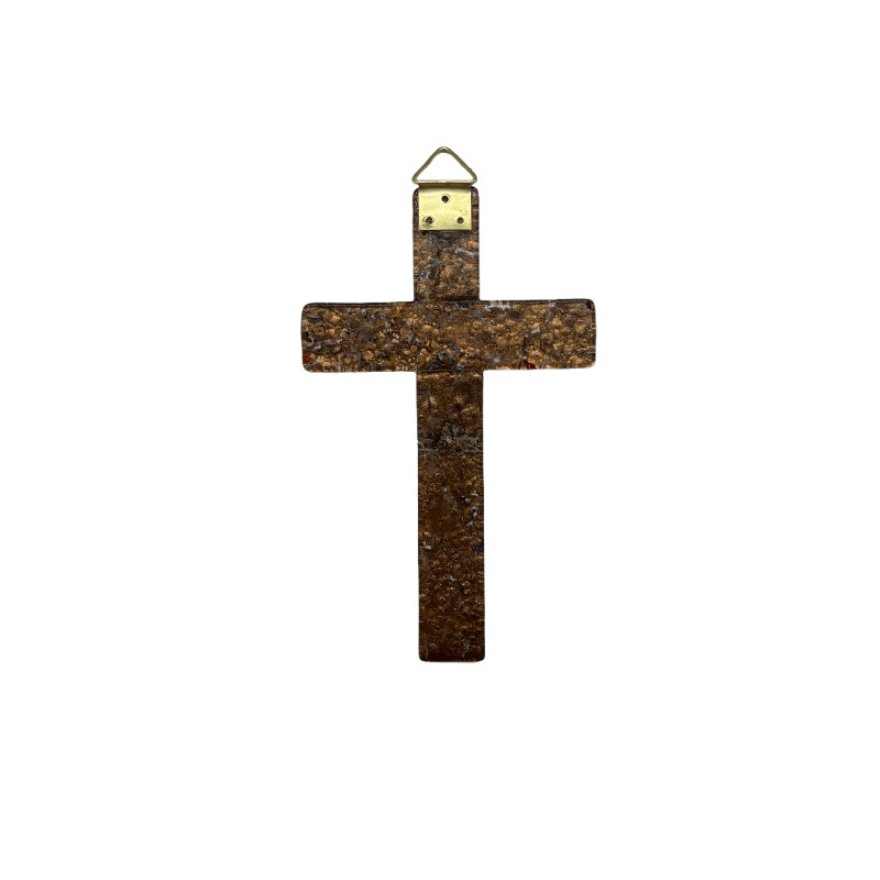 Croix murale en verre de Murano - Multicolore verso