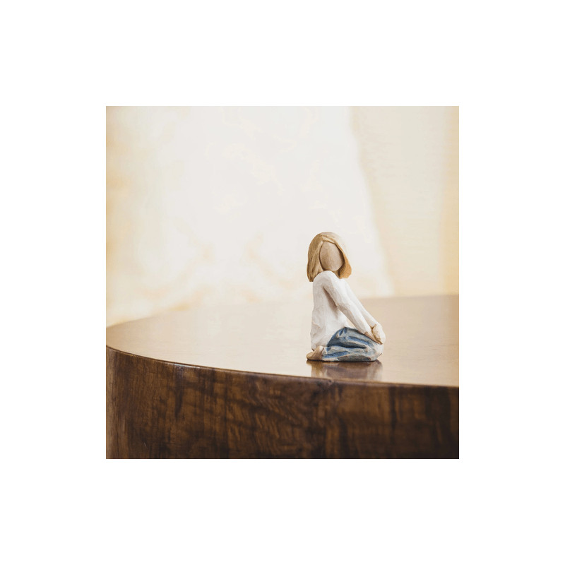 Statue Willow Tree - Joyful Child (enfant joyeux) avec décor