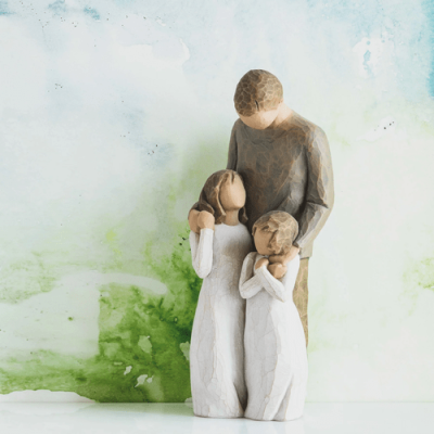Statue Willow Tree - Mes filles avec décor