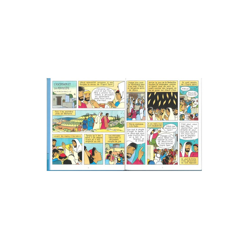 Les actes des apôtres en BD - page intérieure