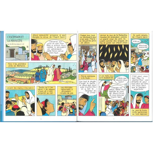 Les actes des apôtres en BD - page intérieure