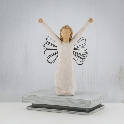 Ange Willow Tree - Ange du courage avec décor