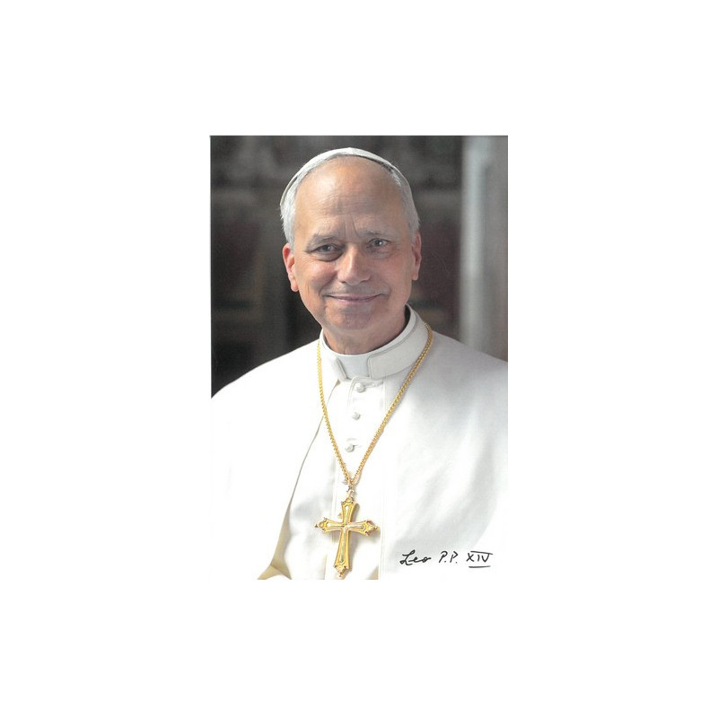 Carte prière du Pape Léon XIV