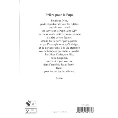 Prière pour le Pape