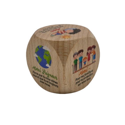 Dé de "prière des enfants" 5cm³