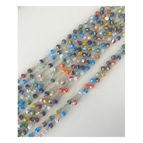 Chapelet en perles de murano