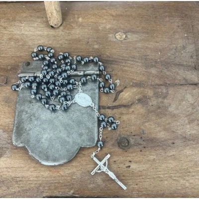 Magnifique Chapelet en Hématite